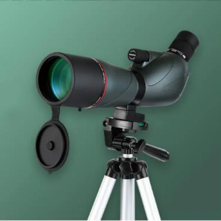 15-45X60 Zoom Single-lens Telescope High-definition Monocular Binoculars Outdoor Bird Watching Target Glasses(Black)