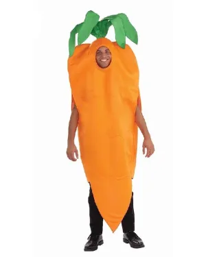 Adult Carrot Costume | Fun Orange Foam Tunic with Green Stem