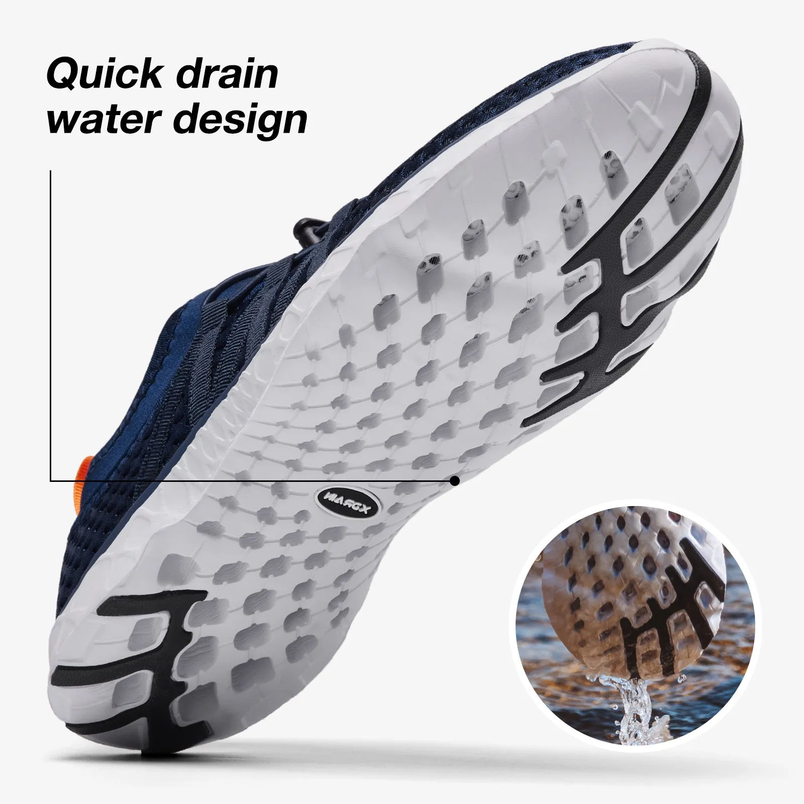 Aleader Men's Xdrain Venture Water Shoes