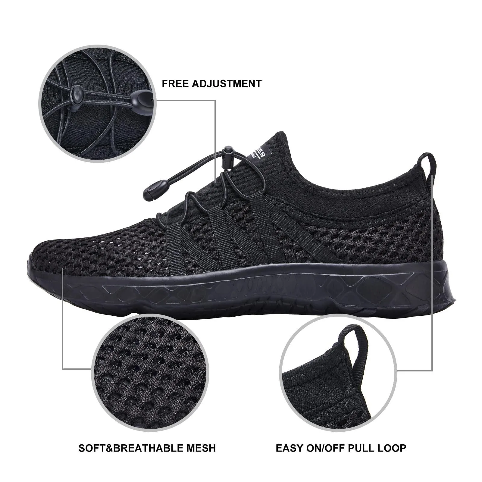 Aleader Men's Xdrain Venture Water Shoes