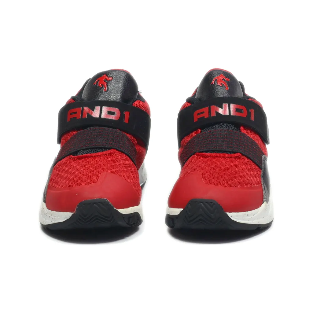 And 1 Sport Shoes Fabric Red Colour For Kids