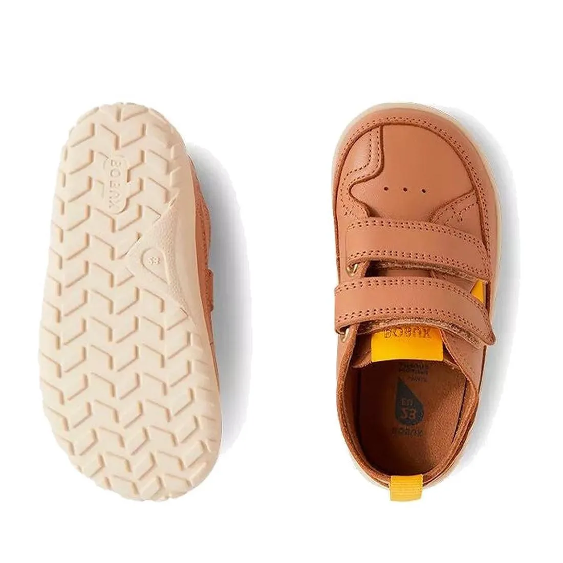 Bobux IW Iwalk Dawn Toddlers Leather Sneaker Sandstorm Tan 654303
