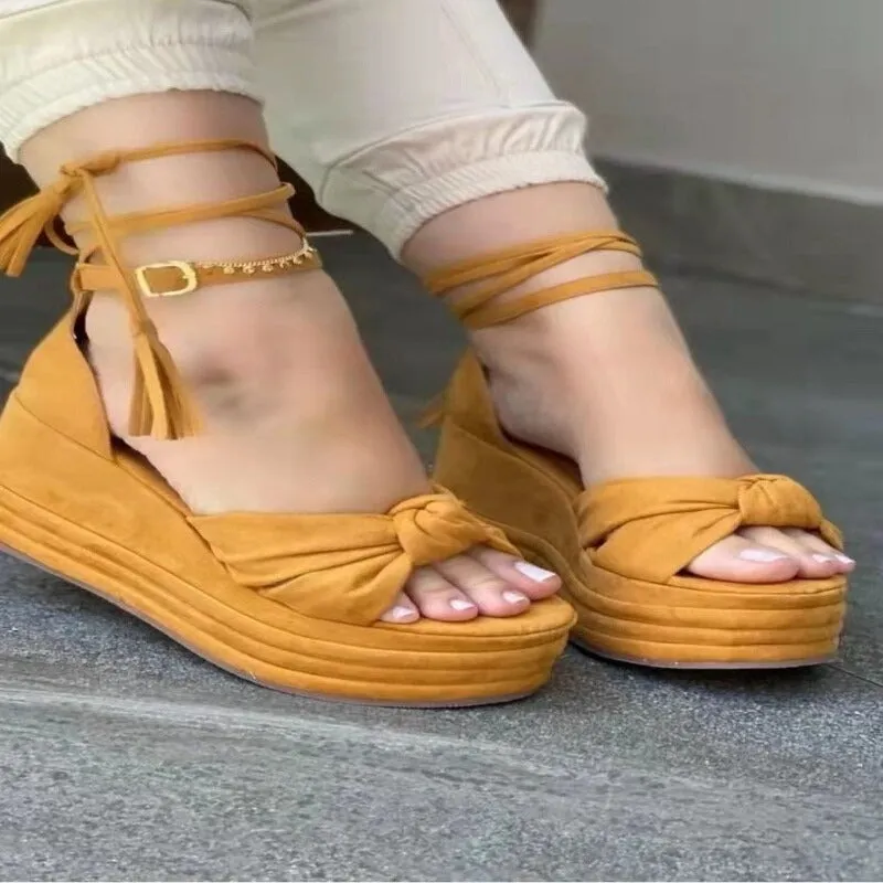 Bowknot Decorated Women's Sandals