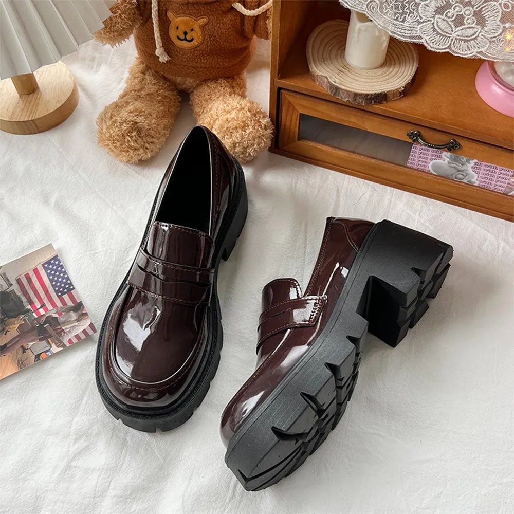British Style Punk Platform Shoes