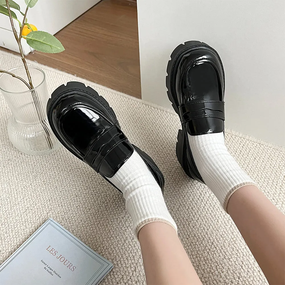 British Style Punk Platform Shoes