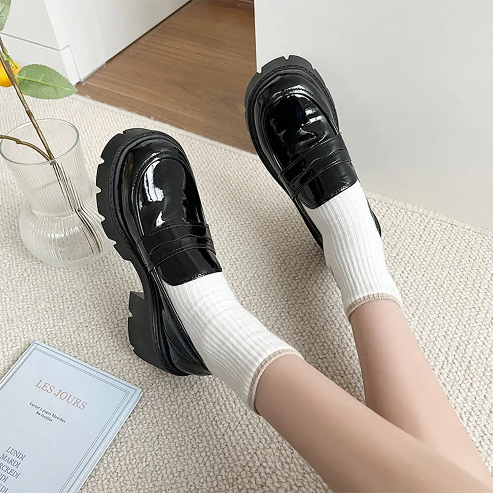 British Style Punk Platform Shoes