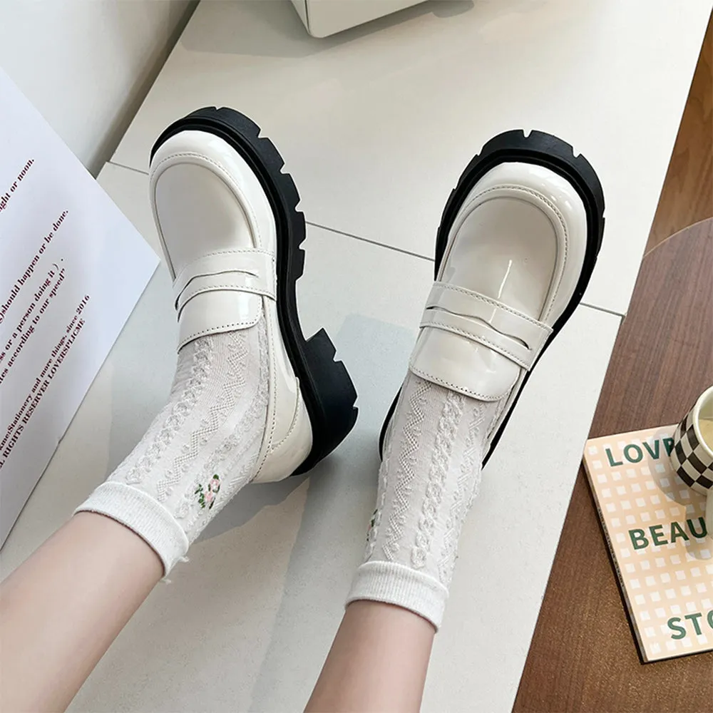 British Style Punk Platform Shoes