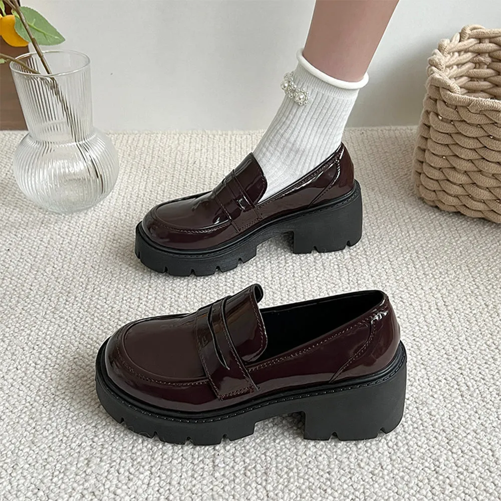 British Style Punk Platform Shoes