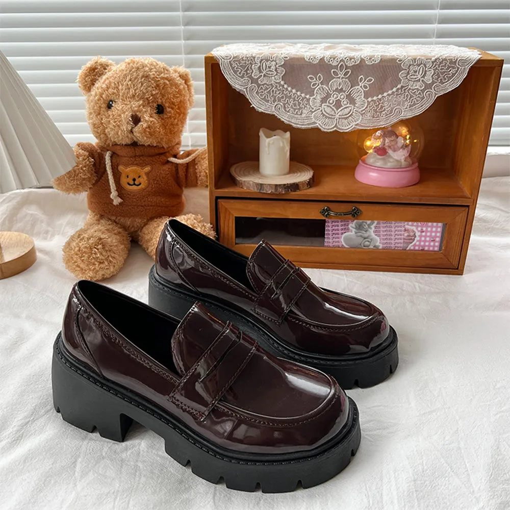 British Style Punk Platform Shoes