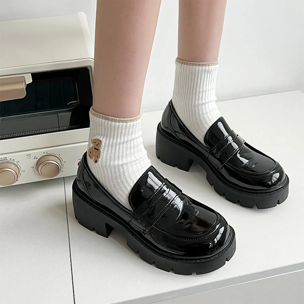 British Style Punk Platform Shoes