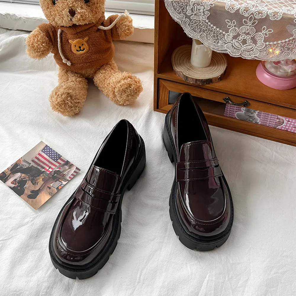 British Style Punk Platform Shoes