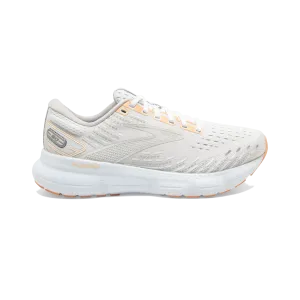 BROOKS LADIES GLYCERIN 20 - WHITE/GRAY/PEACH