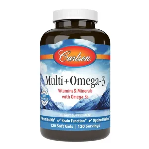 Carlson Multi   Omega-3 120 Softgels