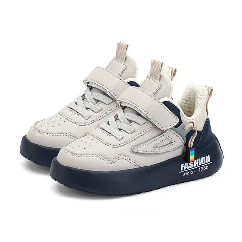 Children Sneakers Boys Shoes Leather Flat Kids Shoes for Lightweight