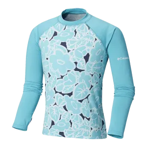 Columbia Kids Sandy Shores Printed Long Sleeve Geyser/Floral, 4T/98