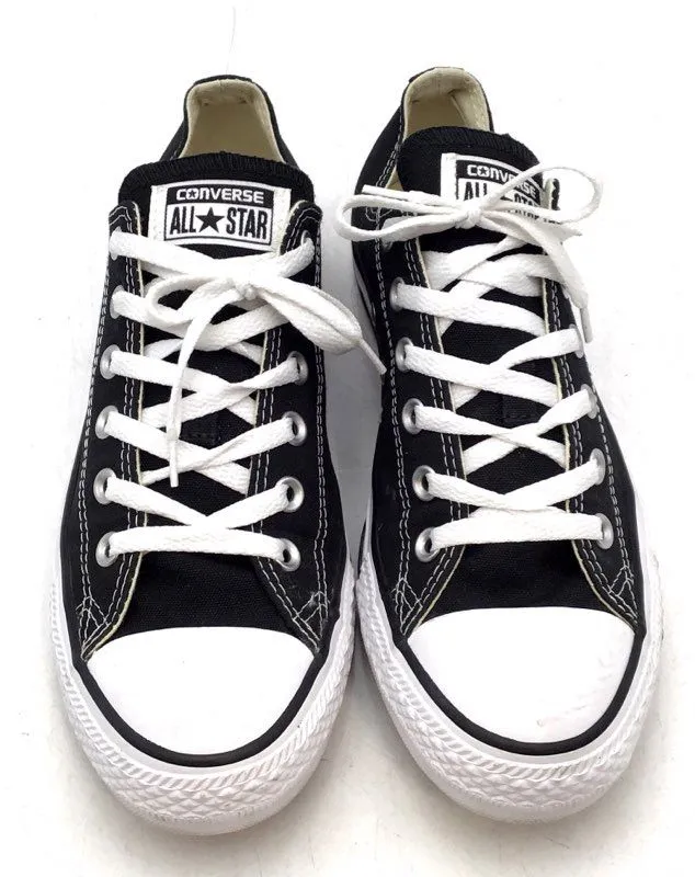 Converse Men's Chuck Taylor All-Star Classic Black White Athletic Shoes - Size 8