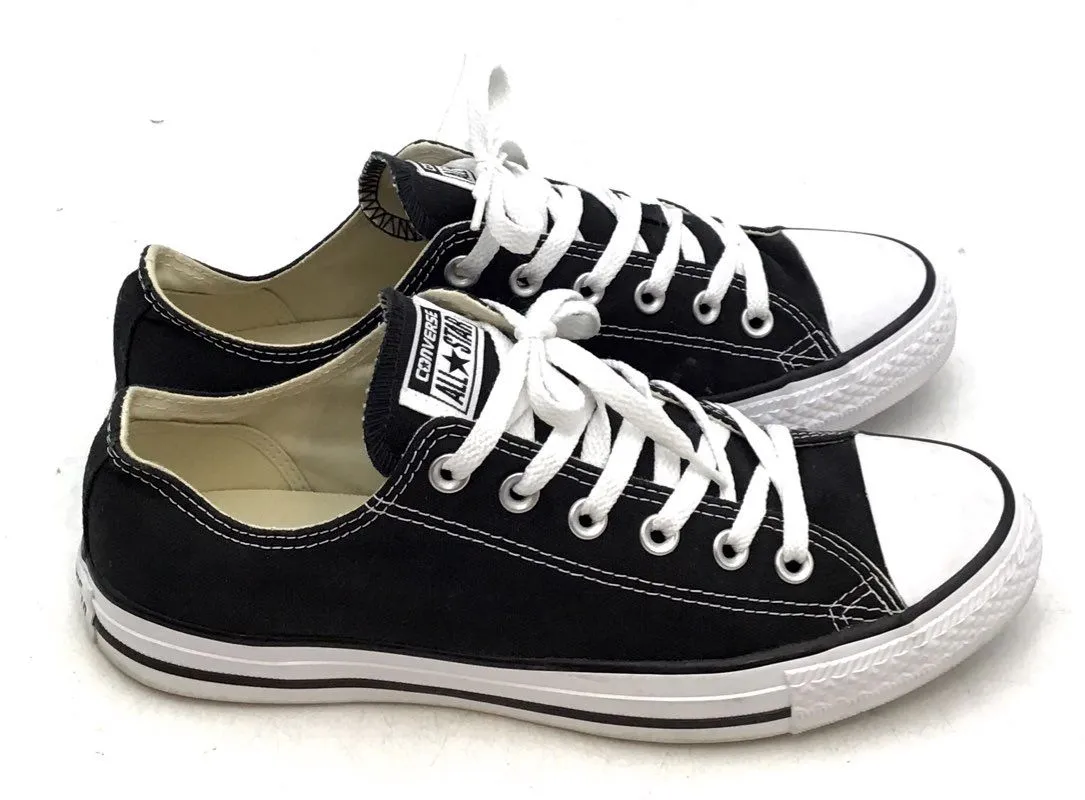 Converse Men's Chuck Taylor All-Star Classic Black White Athletic Shoes - Size 8