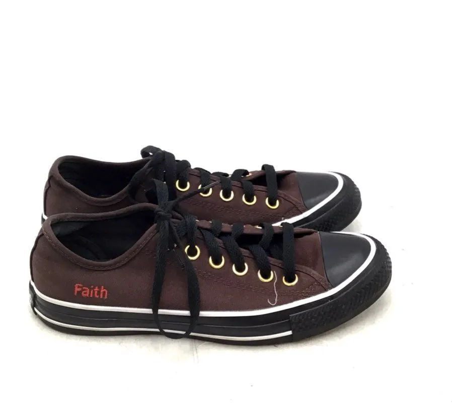 Converse Women's Chuck Taylor All Star Brown Pink Athletic Shoes - Sz 7 Lot Of 2