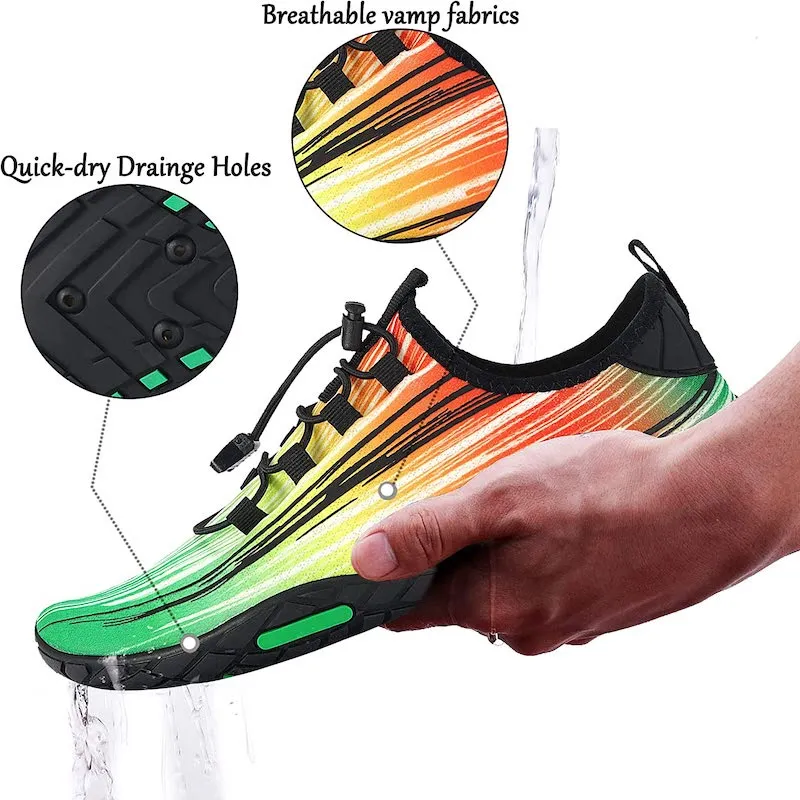 Cross Lace Unisex Aquatic Sports Shoes
