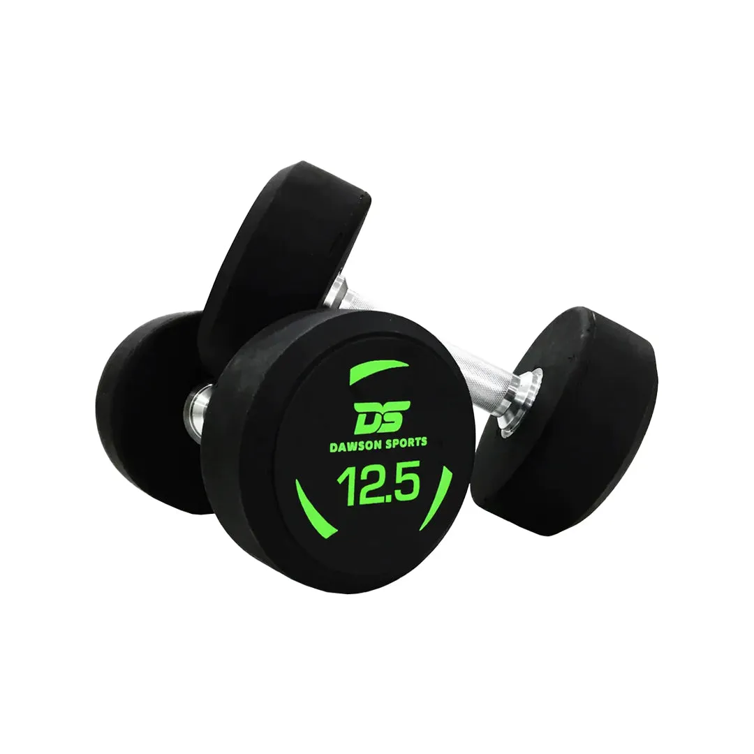 Dawson Sports TPU Coated Dumbbells - 12.5kg