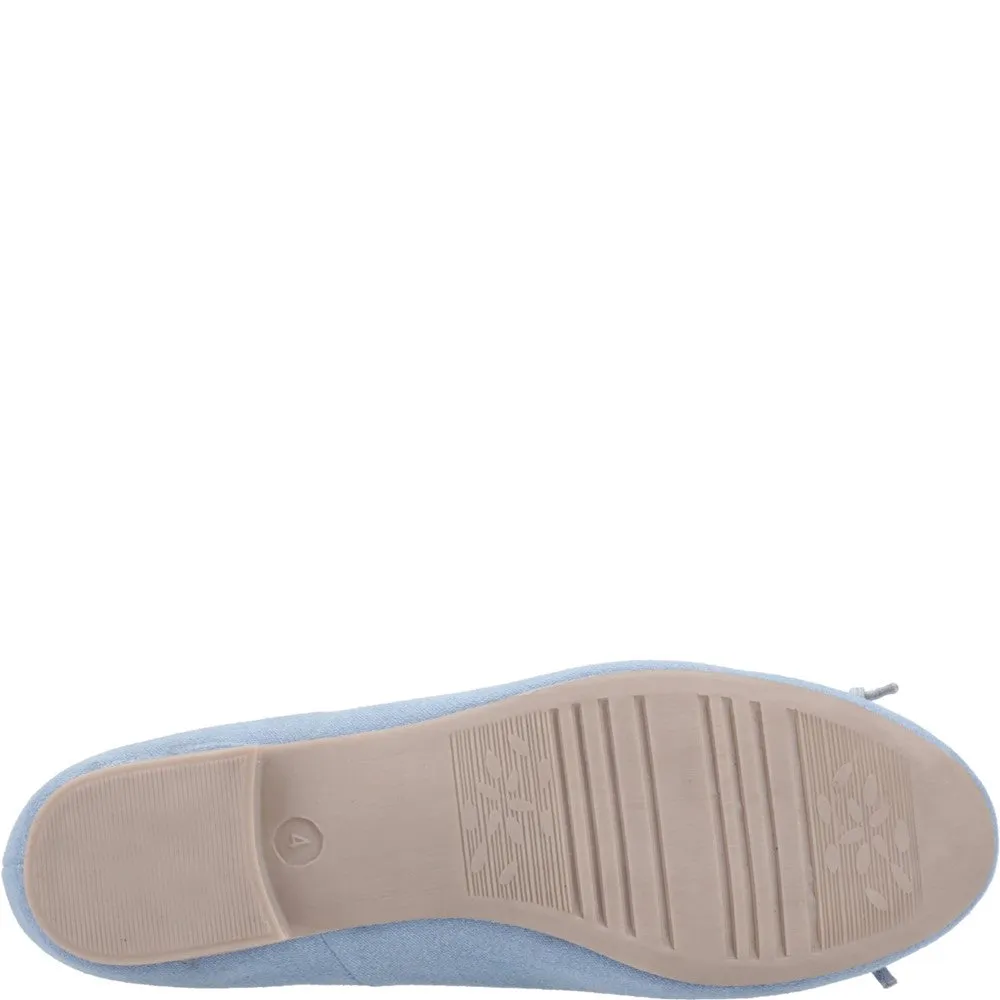 Denim Naomi Textile Ballerinas