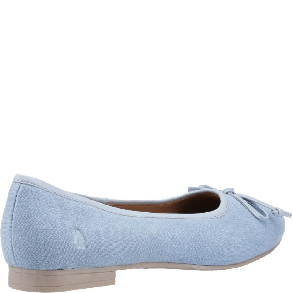 Denim Naomi Textile Ballerinas