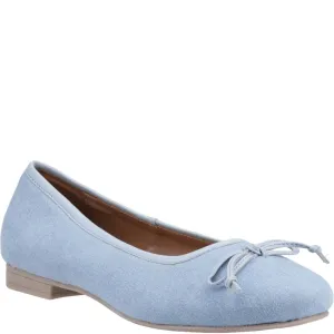 Denim Naomi Textile Ballerinas