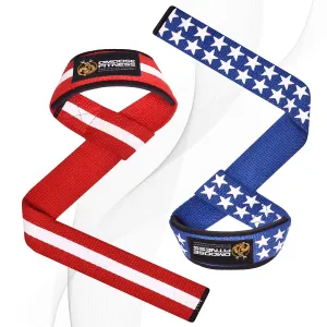 DMoose Fitness Lifting Straps for Weightlifting, Crossfit, or Powerlifting with Soft Neoprene Padded Wrist Support for Max Grip Strength, Deadlifts and Barbell Stability