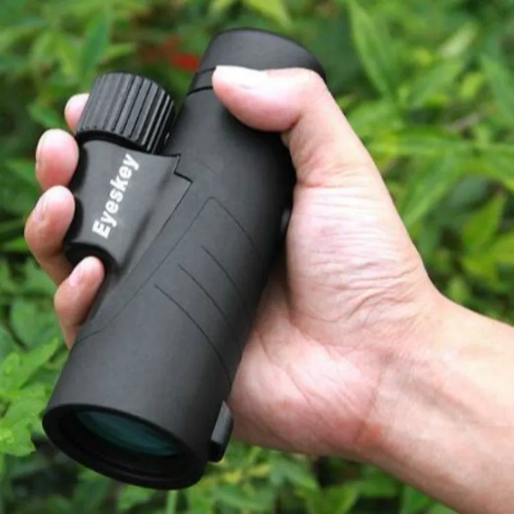 Eyeskey Outdoor HD Portable Monocular Binoculars Mobile Telescope Low-light Night Vision Monoscope Fishing Telescope(10X42)