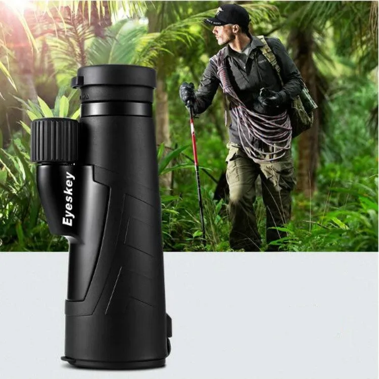 Eyeskey Outdoor HD Portable Monocular Binoculars Mobile Telescope Low-light Night Vision Monoscope Fishing Telescope(10X42)