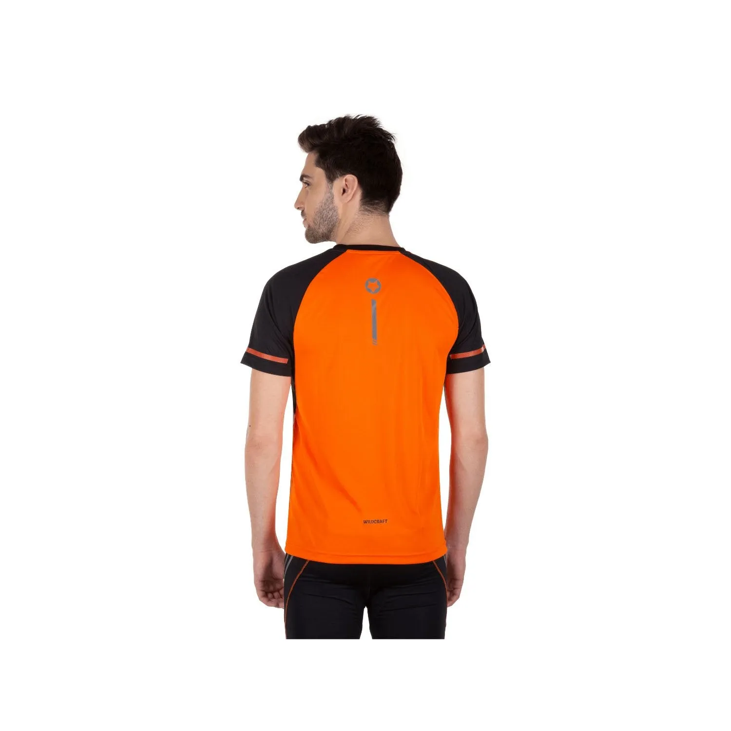 Firefox Quick Dry Poly T Shirt - Orange/Black
