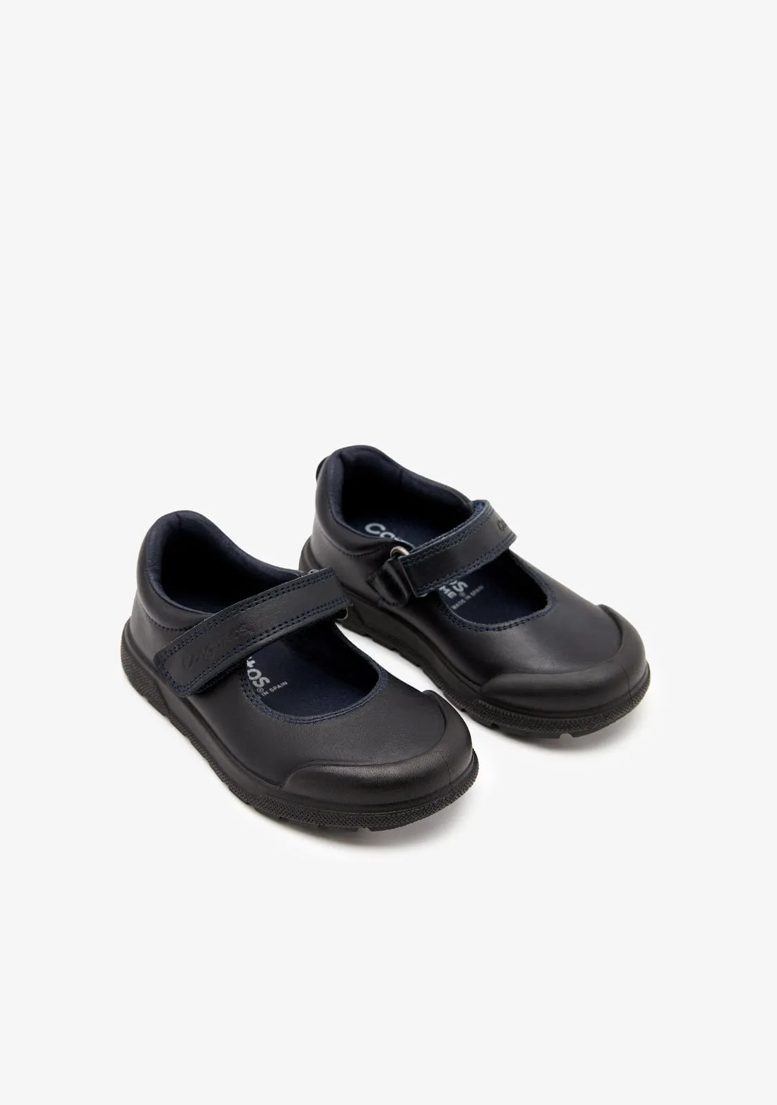 Girl's Navy Indestructibles School Shoes