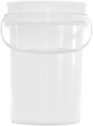 Lee Fisher Sports Bucket - 6 Gallon Bucket with Lid, White