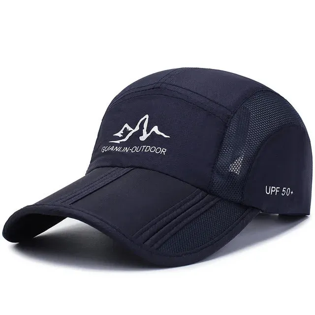 Lightweight Breathable and Foldable Golf Cap – Fushia