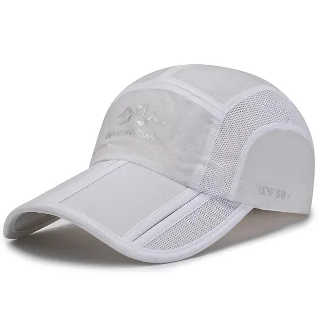 Lightweight Breathable and Foldable Golf Cap – Fushia