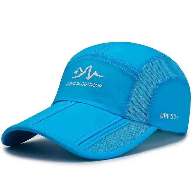 Lightweight Breathable and Foldable Golf Cap – Fushia