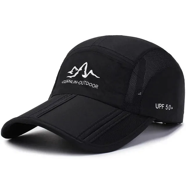 Lightweight Breathable and Foldable Golf Cap – Fushia
