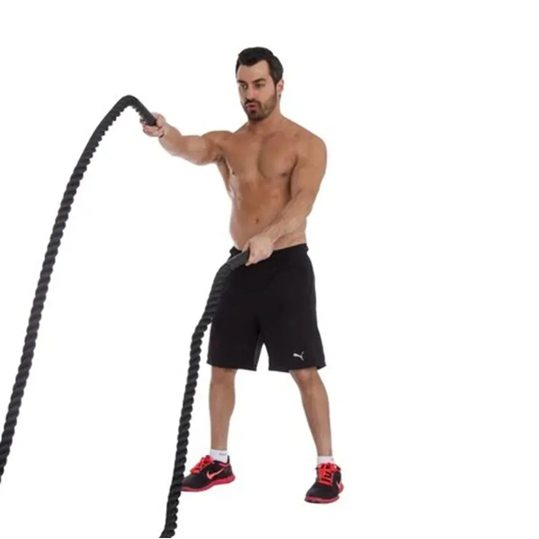 LiveUp Sports Battle Rope 9 MTR Black - LS3676
