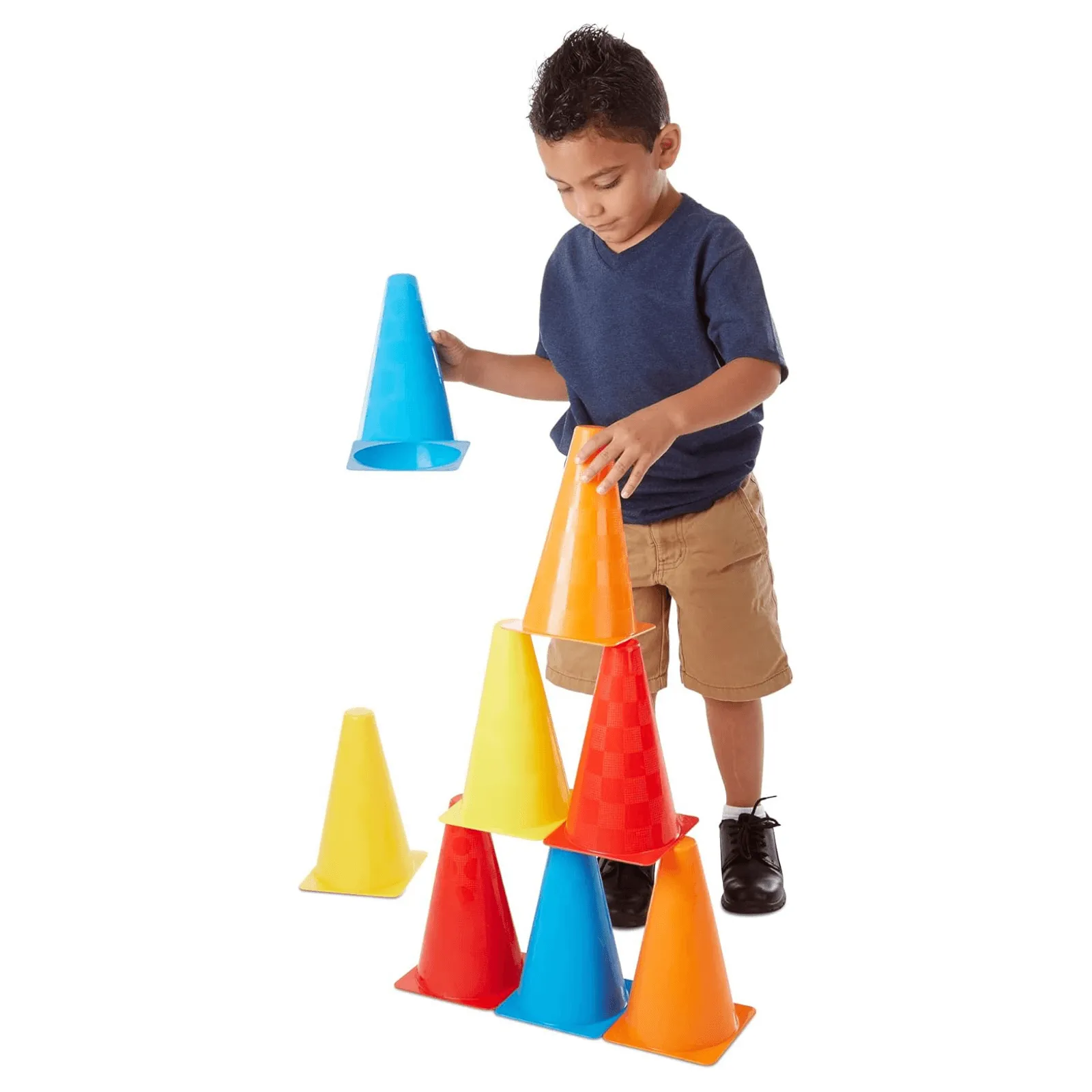 Melissa & Doug Set of 8 Colour Outdoor Activity Cones Play Age 3 