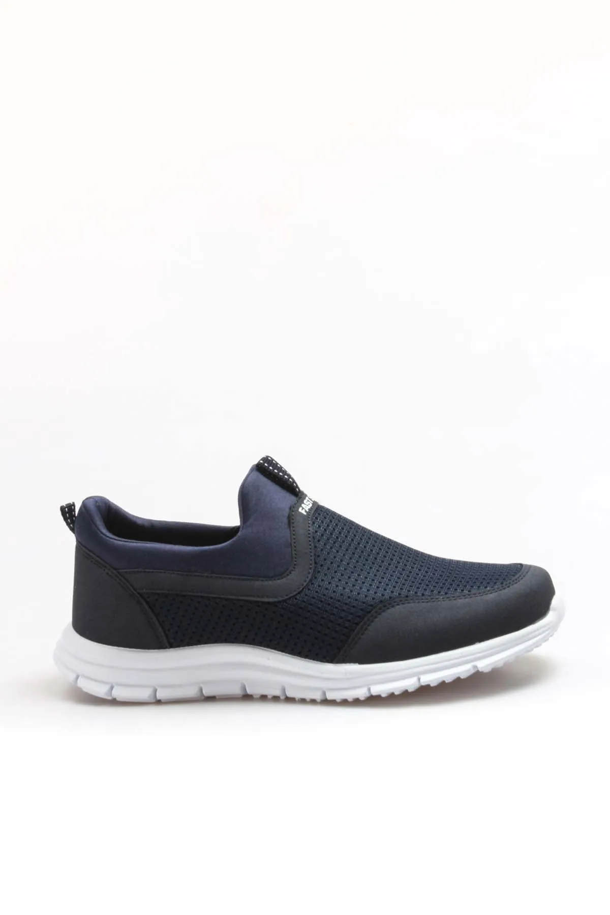 Men's Navy Athletic Mesh Slip-On Sneakers - Wessi