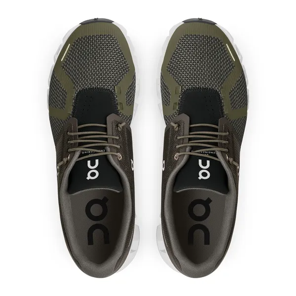 MENS ON CLOUD 5 COMBO- OLIVE/THORN
