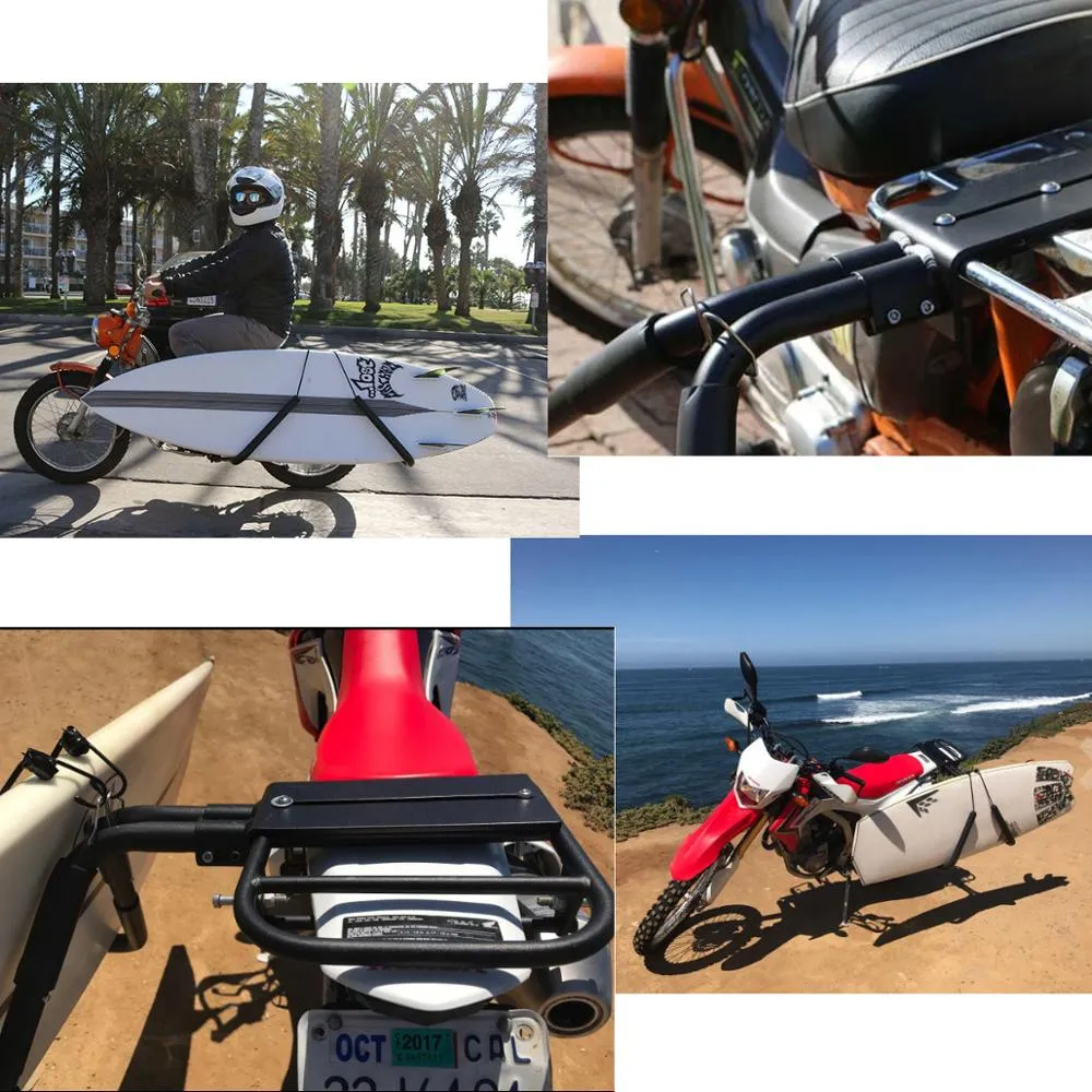 Motorcycle Surfboard Rack Wakeboard Motor Bike Holder Surfing Carrier