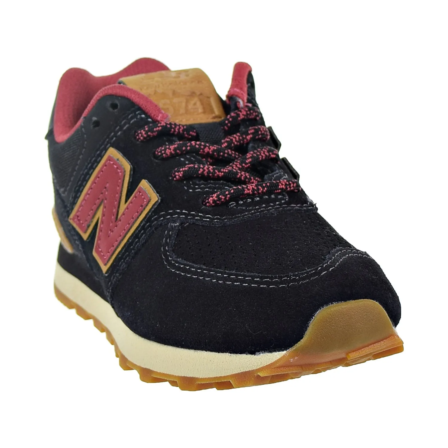 New Balance 574 Little Kids' Shoes Black/Earth Red