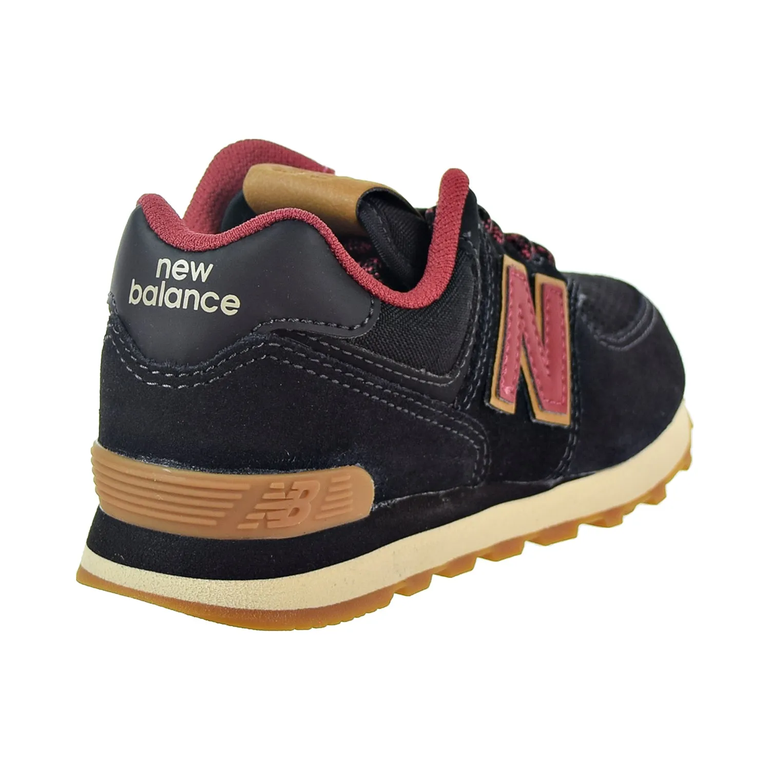 New Balance 574 Little Kids' Shoes Black/Earth Red