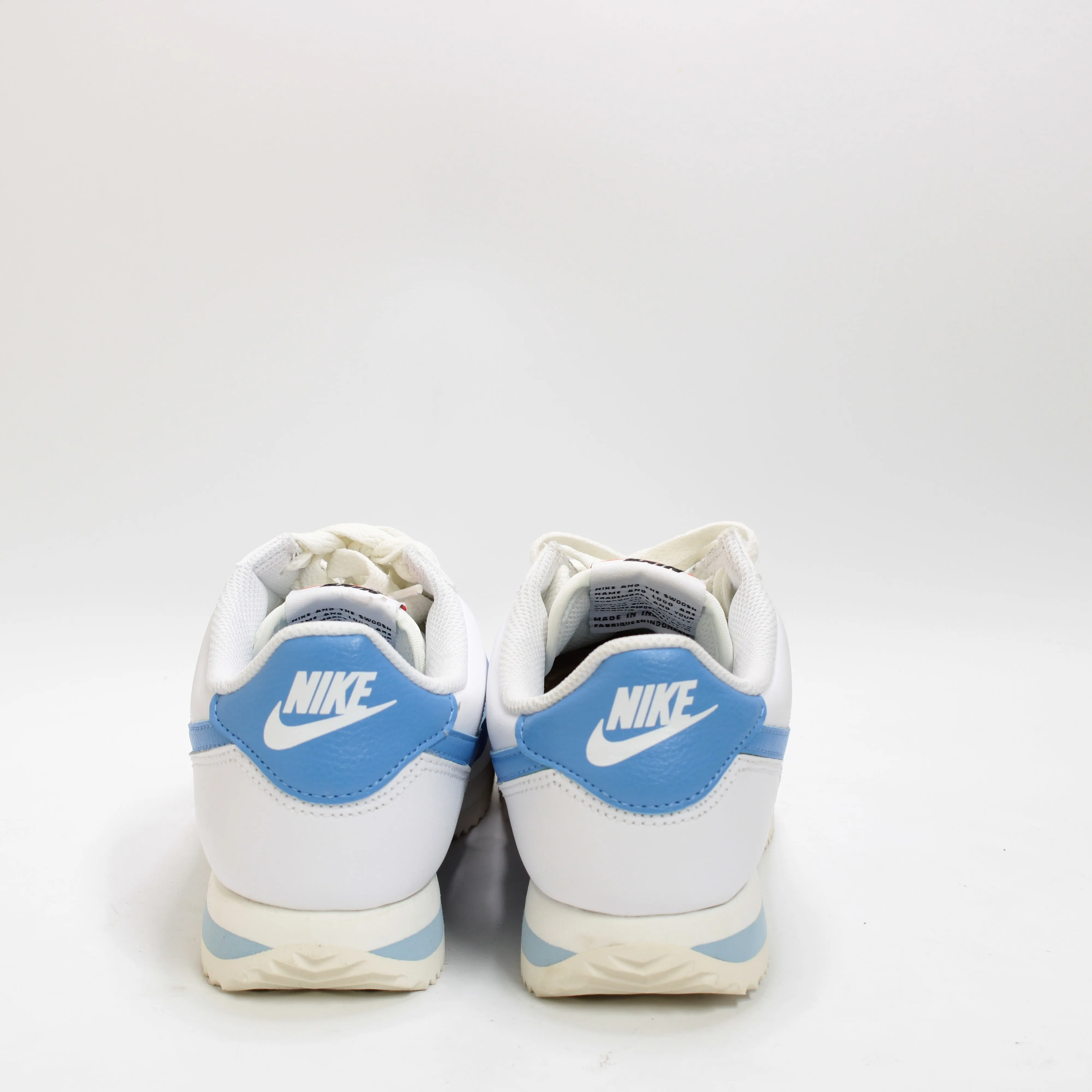 Nike Cortez Trainers White University Blue Sail Team Orange