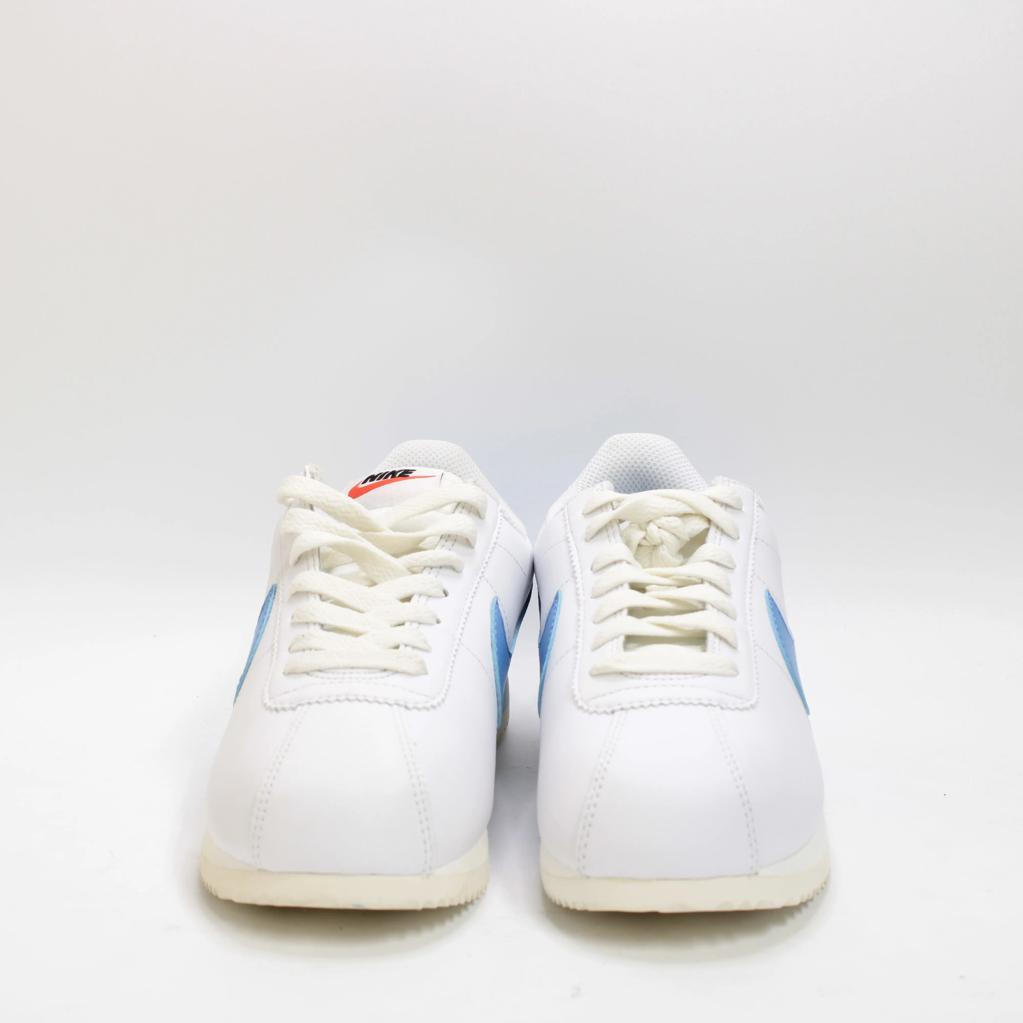 Nike Cortez Trainers White University Blue Sail Team Orange