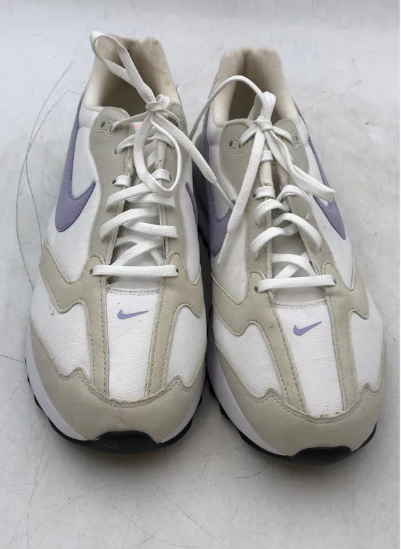 Nike Women's Air Max Dawn White Gray Running Athletic Shoes - Size 12