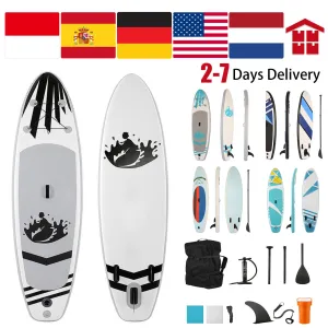 Portable Surfboard Inflatable Stand Up Adult Anti-leak Valve Paddle