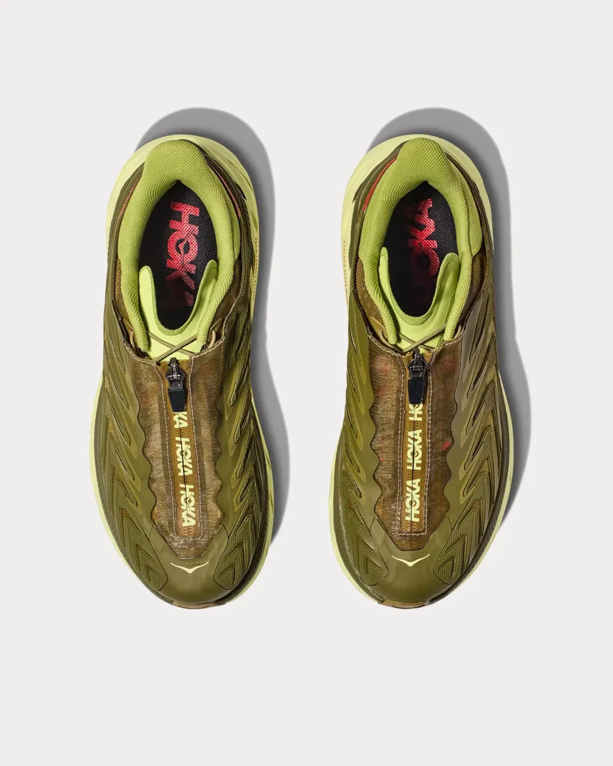 Project Clifton Avocado / Dark Citron Running Shoes