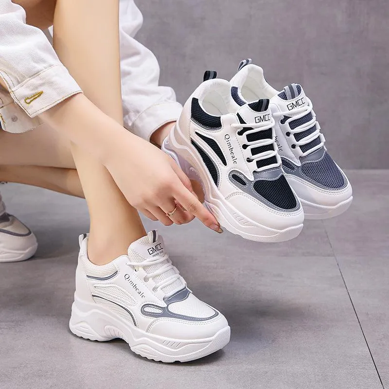Retro Thick-Sole Sports Shoes